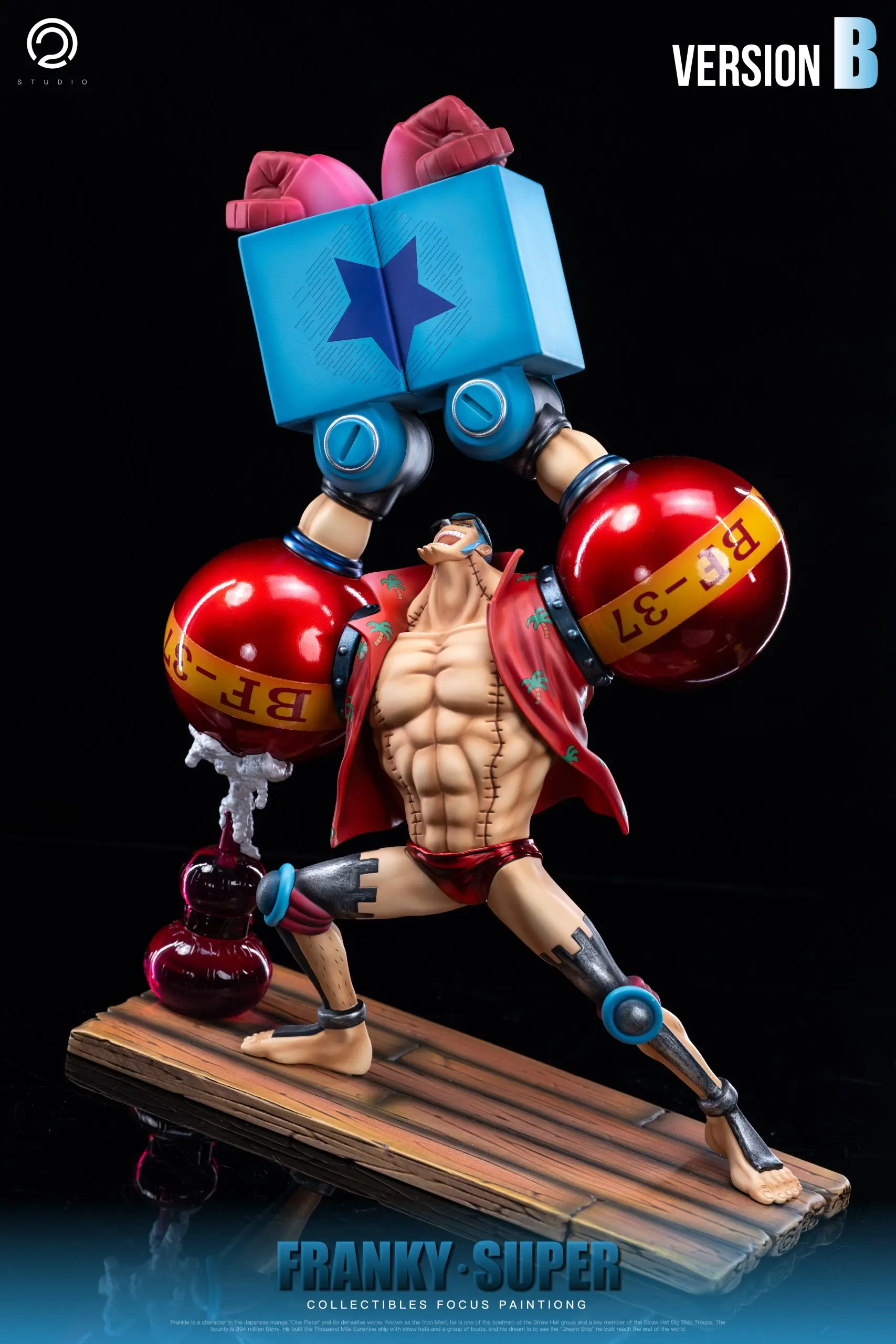 C2 Studio - One Piece Straw Hat Pirates Two Years Later #9 Franky Statue(GK)