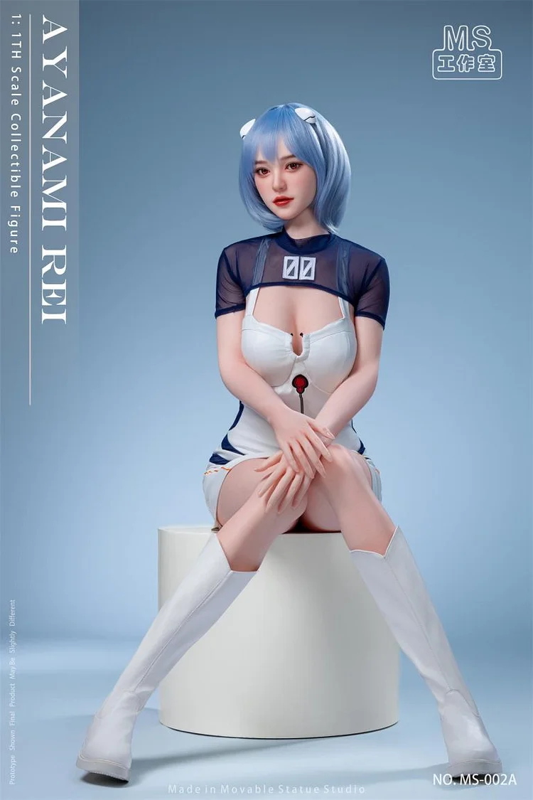 Neon Genesis Evangelion Realistic Anime 01 Rei Ayanami Fan Version MS-002A 1:1 Scale Life-Size Model, Statue GK, Pre-sale-KWII-GK