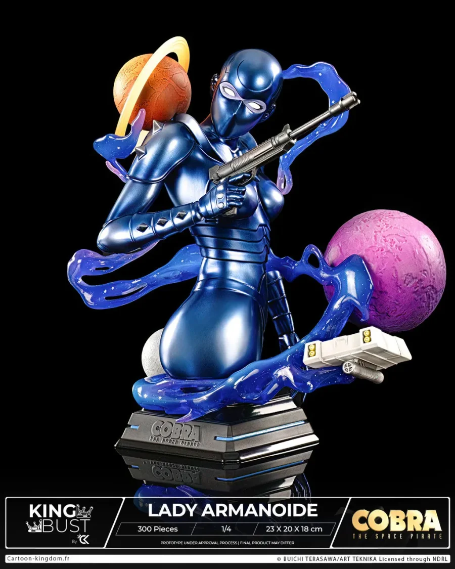Cartoon Kingdom Studio - The space pirate Cobra Lady Armanoide Bust Licensed 1/6 Statue