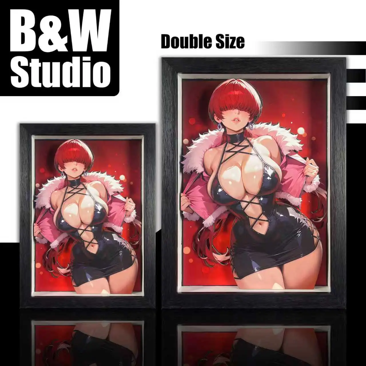 B&W Studio - King of Fighters Shermie 3D Decorative Painting
