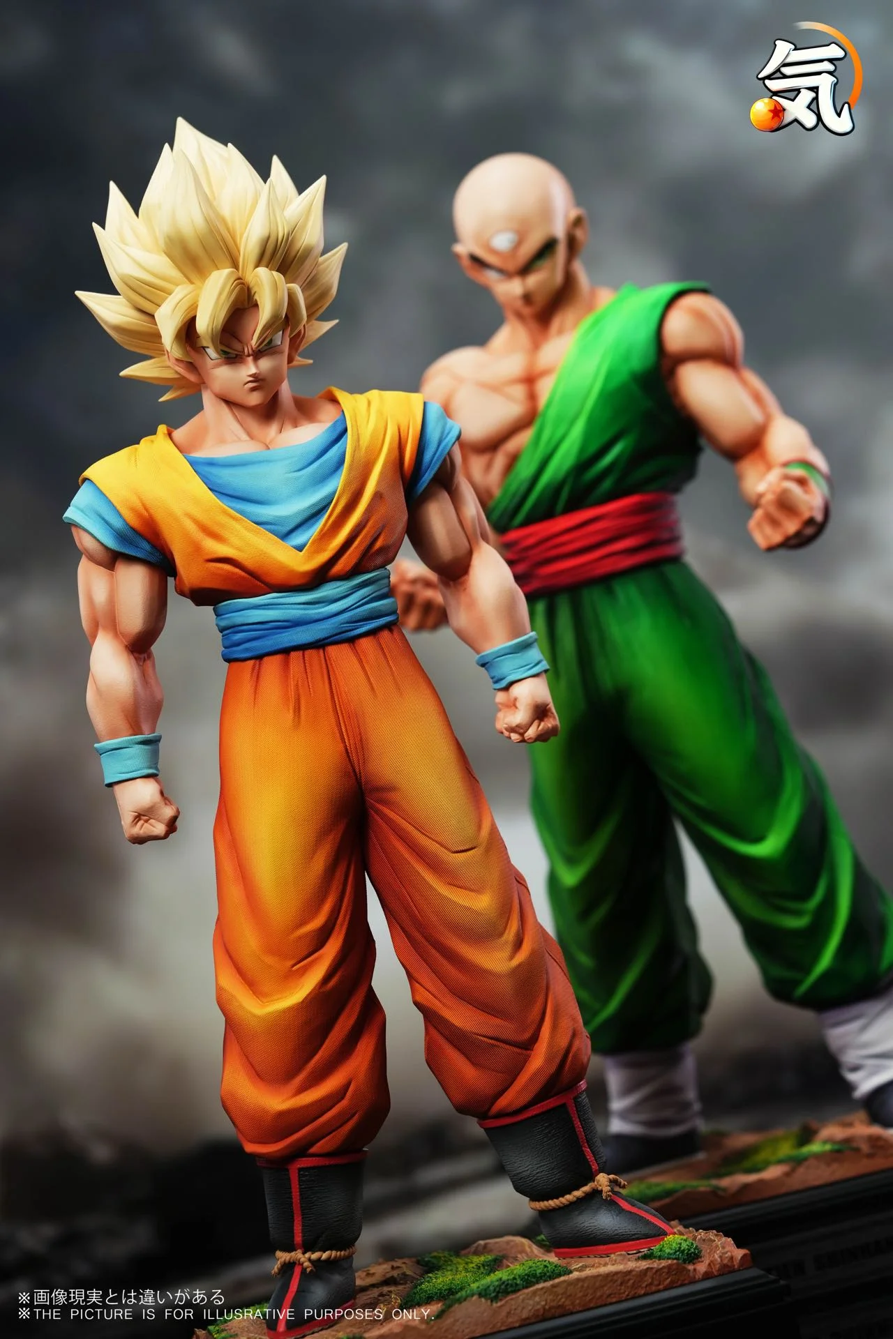 KI Studio - Dragon Ball Son Goku X Tien Shinhan  Statue 