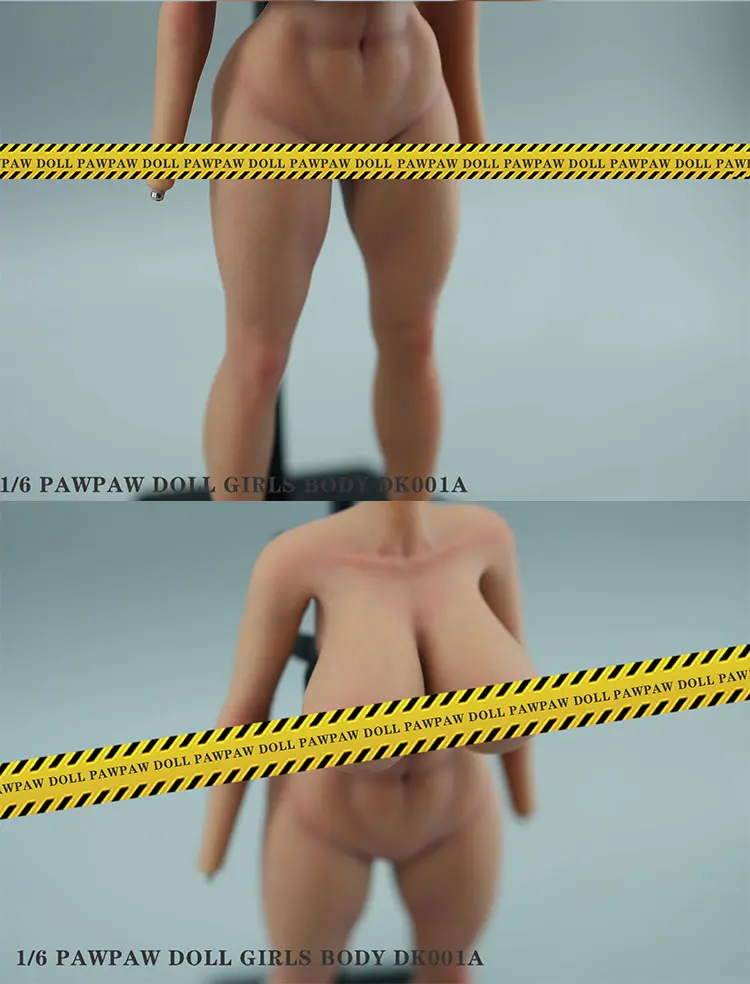 PAWPAW DOLL - DK001A 1/6 Removable Feet Silicone Female Blank Body (Licensed) Statue(GK) 