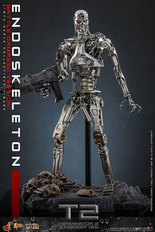 HOTTOYS - Movie Masterpiece DIECAST 1/6 Endoskeleton (Battle Damage) MMS840D77 (Licensed) Statue 