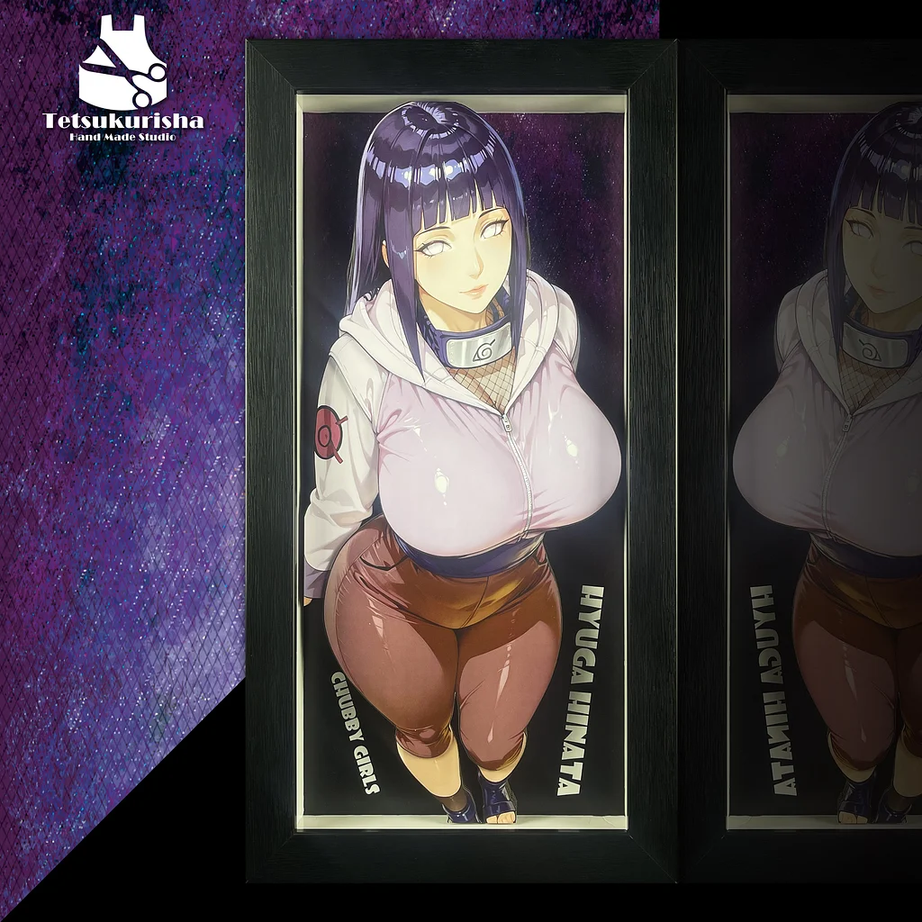 Tetsukurisha Studio - Hinata Hyuga Chubby Girls Series #06 3D Decorative Painting Naruto
