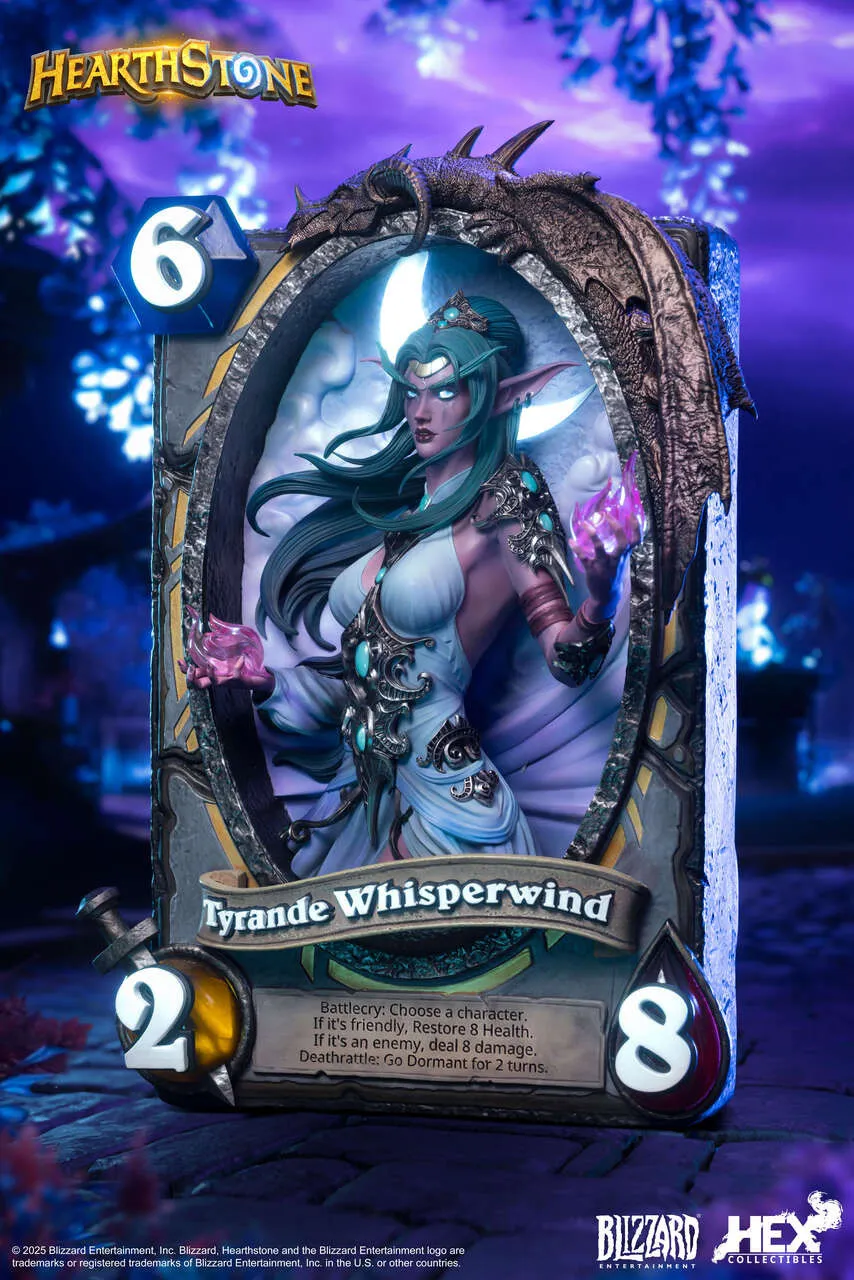 Blizzard Hearthstone - Tyrande Whisperwind Statue(Licensed)