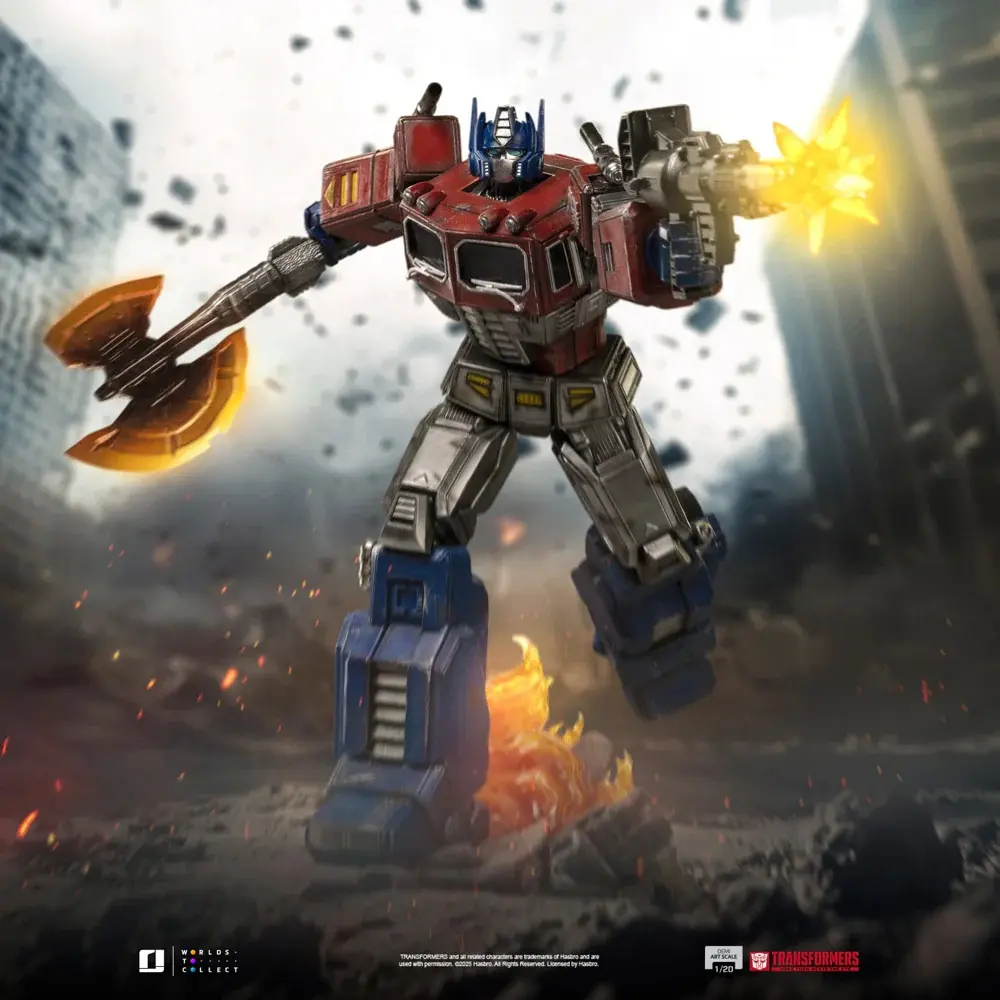 Iron Studio - Statue Optimus Prime - Transformers - Demi Scale 1/20 HASBR126525-20 (Licensed) Statue(GK)