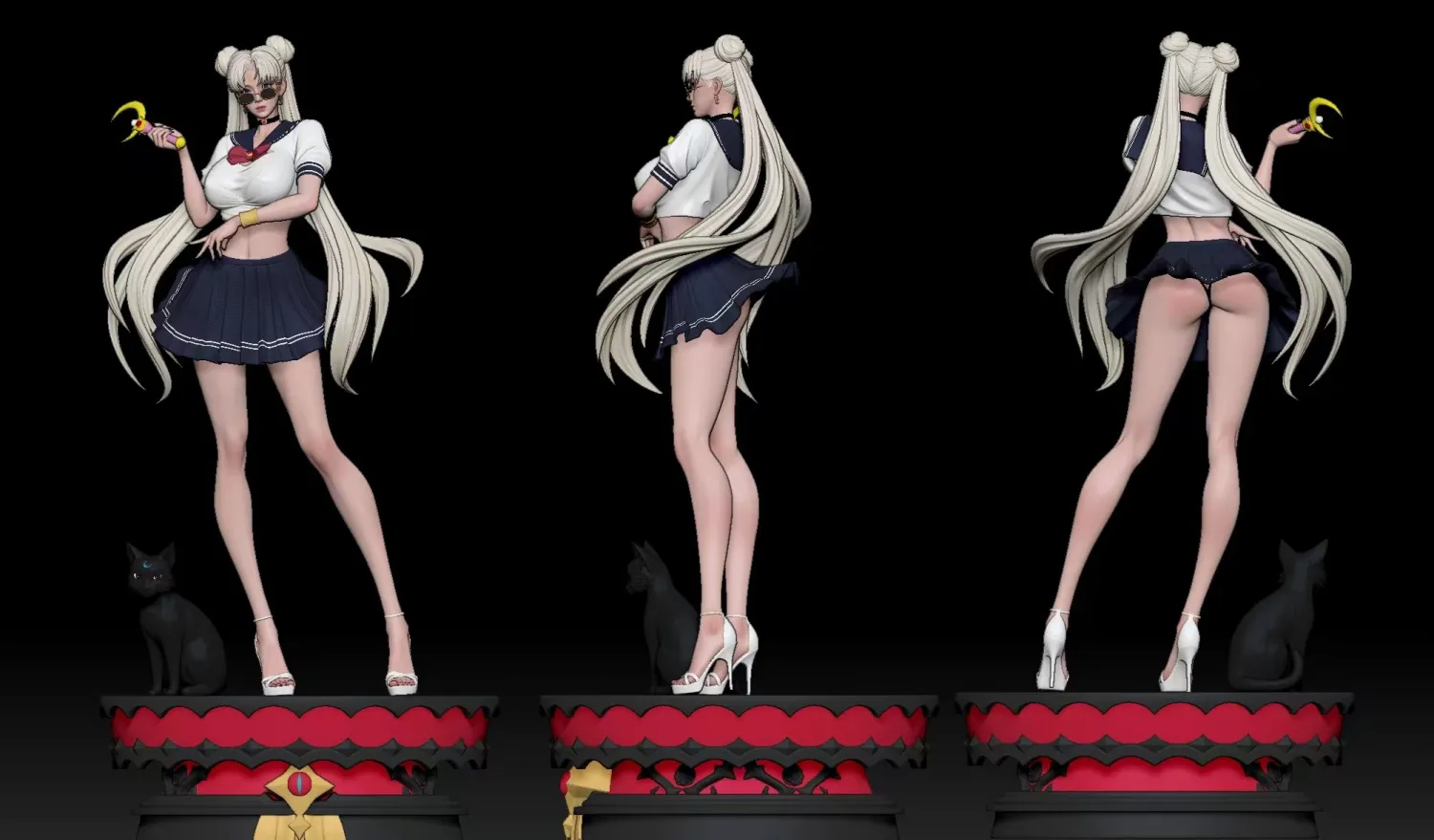  MU Studio - Dark Sailor Moon Statue