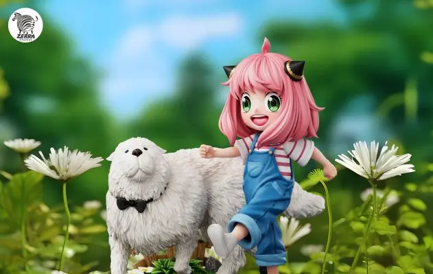 Zebra Studio - Spy x Family Anya and Bond Looking Left  Statue(GK)