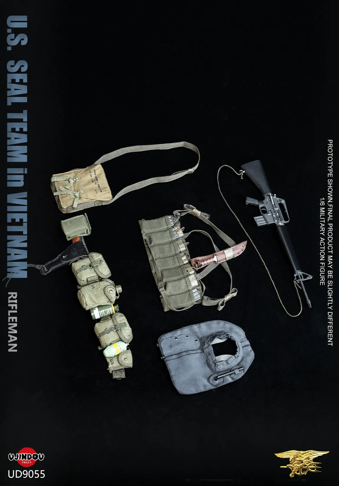 UJINDOU - 1/6 U.S. SEAL TEAM in VIETNAM RIFLEMAN UD9055 (Licensed) Statue(GK) 