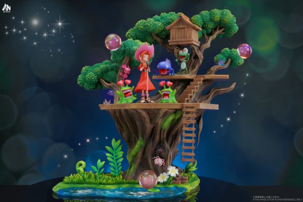 Digimon Pure Ecology Splicing Series Rosemon & Togemon & Mimi Tachikawa Statue(GK) - AN Studio 