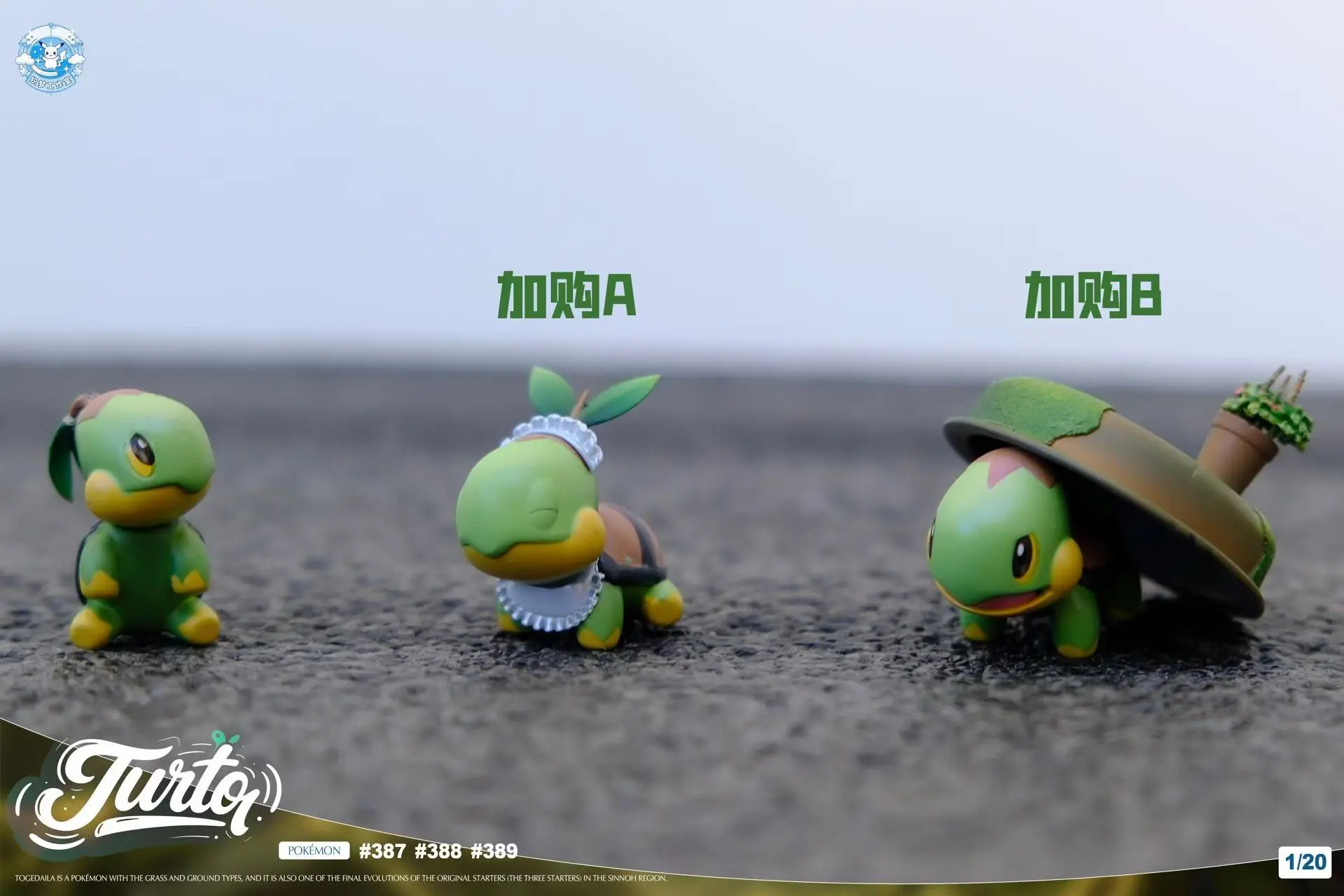 Zm Studio - Pokémon Torterra Evolution Set Statue(GK) 
