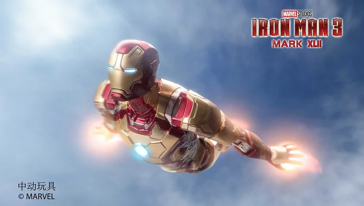 Marvel  Iron Man 3 Mark Xlii 1/10 Action Figure,Statue GK , Middle East Studio, In stock