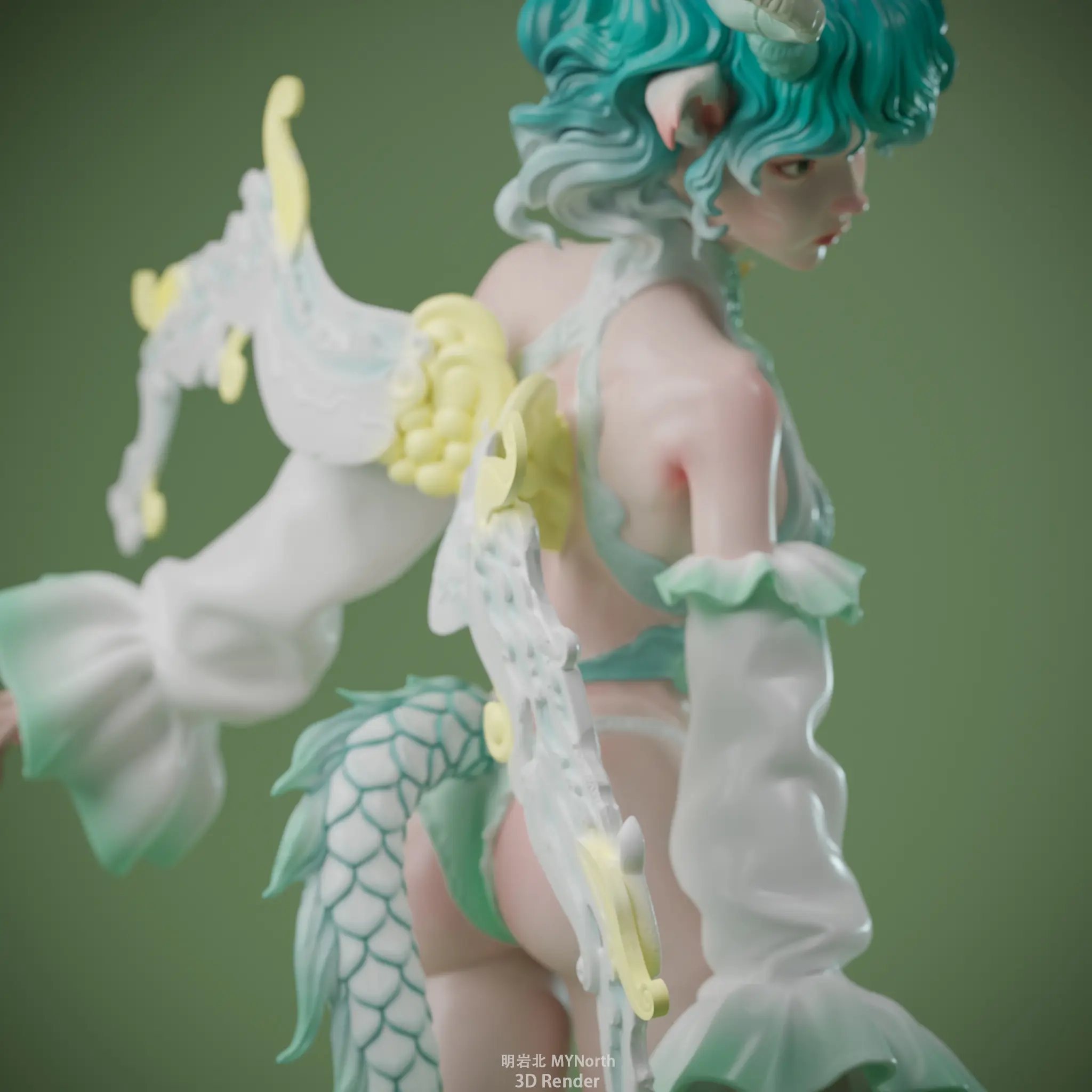 ZN Studio - Original Shanhai Bai Ze White Model Kit Statue(GK)