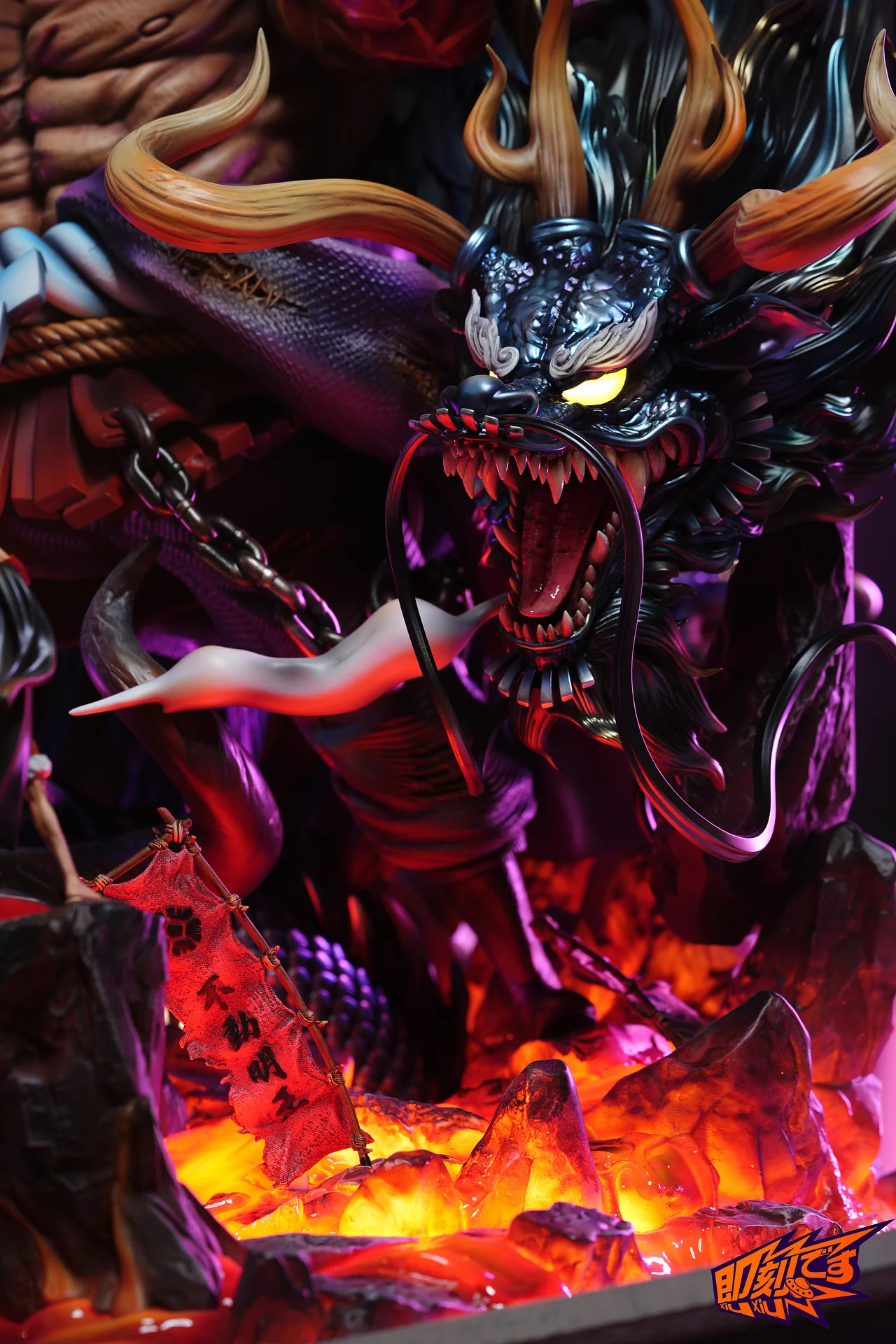 One Piece Kaido with LED  Statue (GK) -JiKe Studio