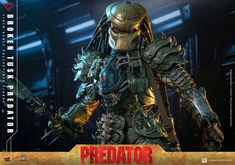 HOTTOYS - Comic Masterpiece Predator 1/6 Broken Tusk Predator CMS029 (Licensed)Statue 