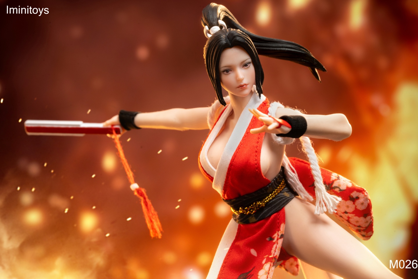 The King of Fighters M026  Shiranui Mai 1/12 Action Figure -Iminitoys Studio 