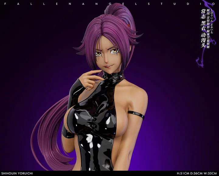 FA studio - Shihouin Yoruichi B: black clothes Statue