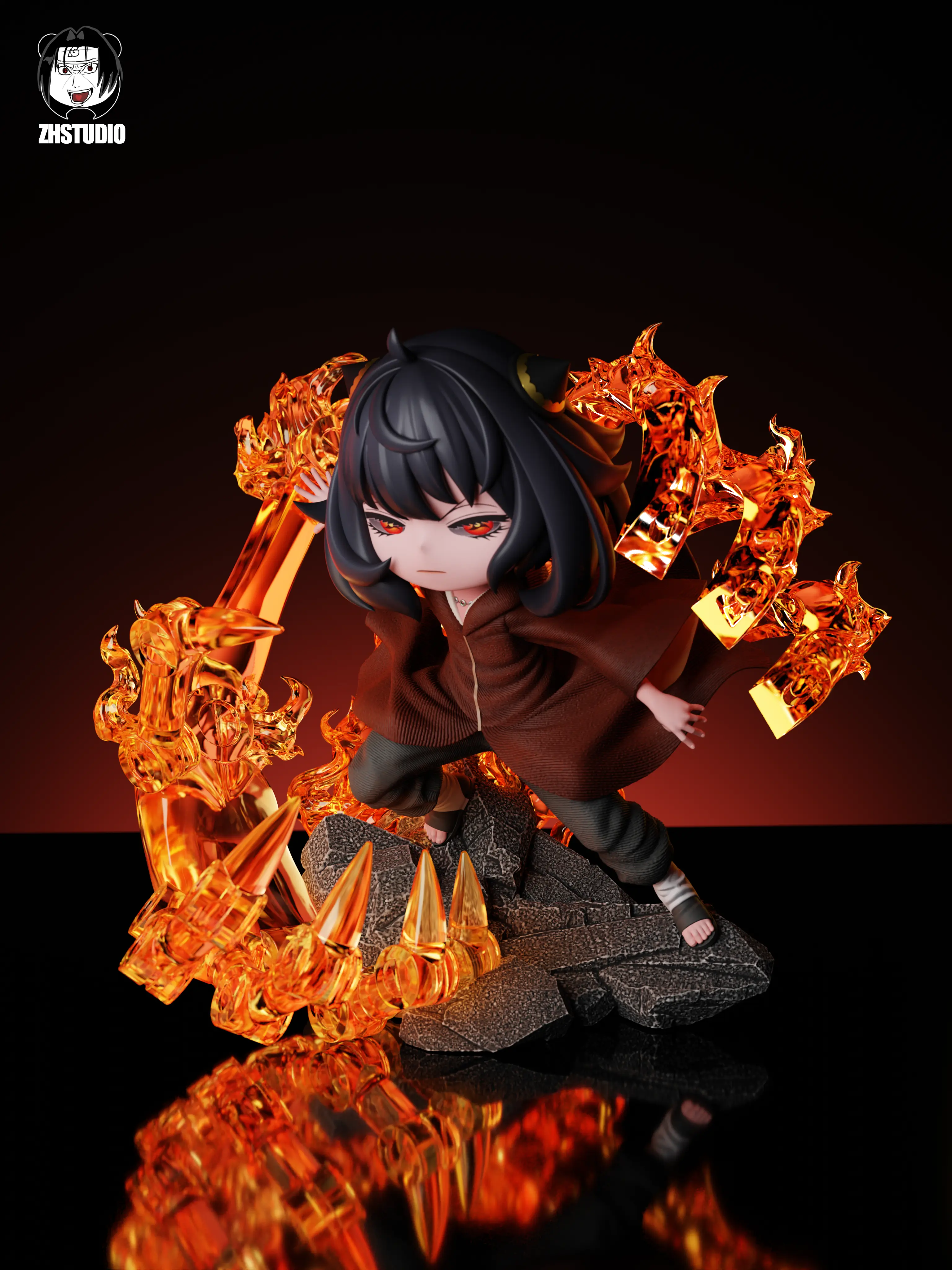 ZH Studio - Spy x Family Anya Cosplay Edo Itachi Statue(GK)
