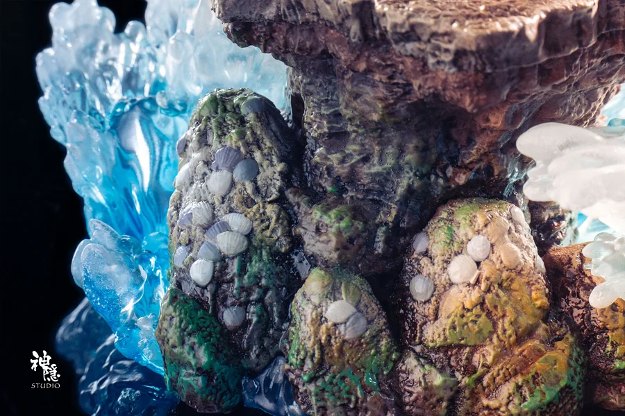 Ponyo on the Cliff - Ponyo & Sosuke Statue(GK) - ShenYin Studio 