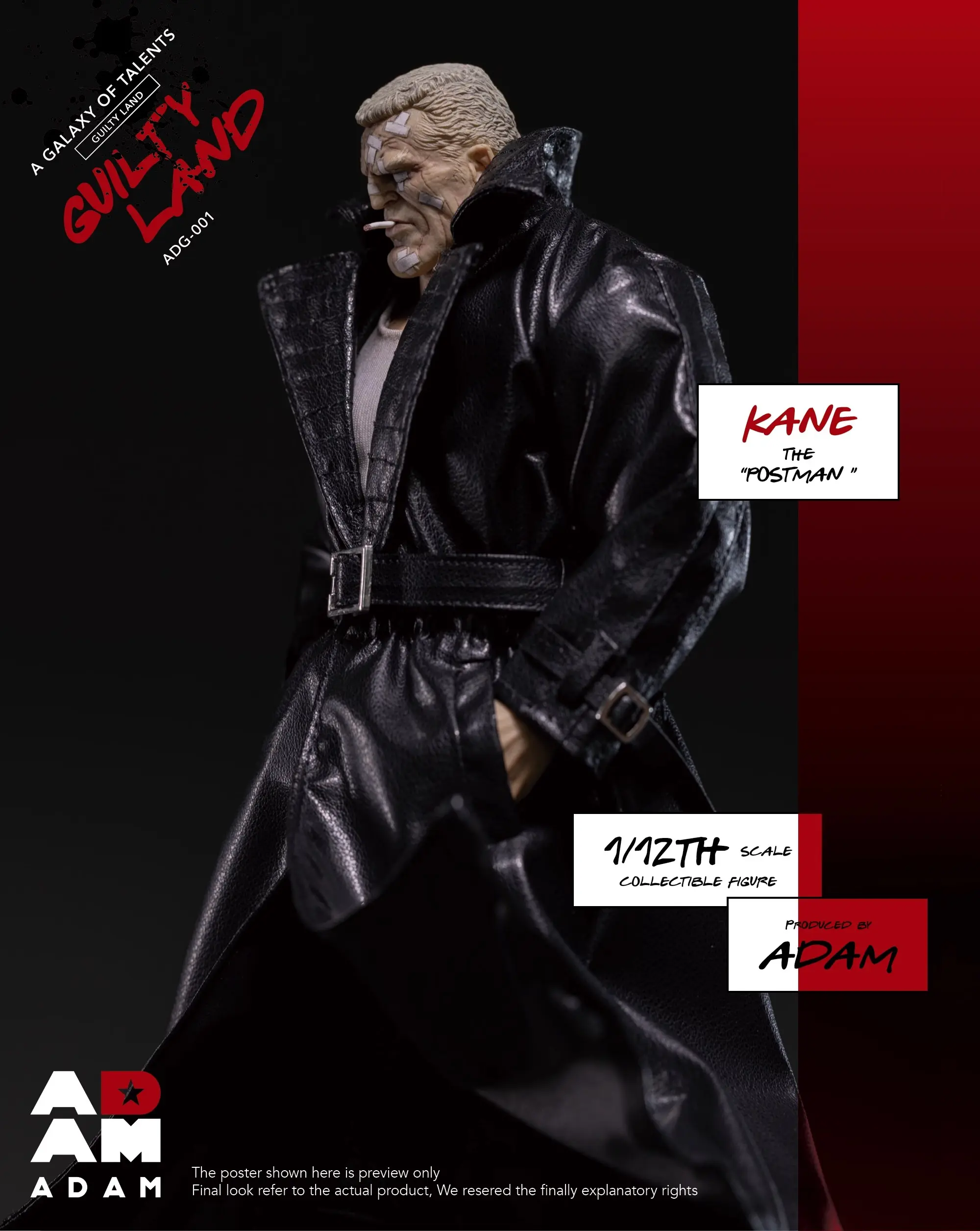 ADAM Studio - 1/12 Scale City of Ultimate Evil Mail Carrier Kaine Action Figure ADG001 (Licensed)