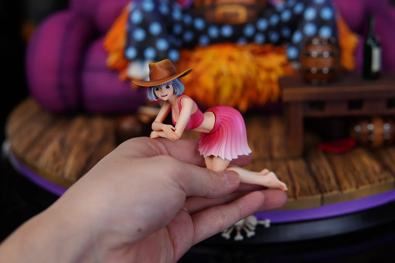 Tian Xie She Studio -One Piece Four Emperors Seated Teach Statue