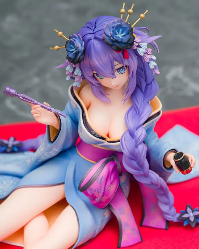 KADOKAWA - Neptunia x SENRAN KAGURA: Ninja Wars  Purple Heart / Black Heart Kimono Ver. Dual Figure Set 1/7 Complete Figure (Licensed) Statue(GK)
