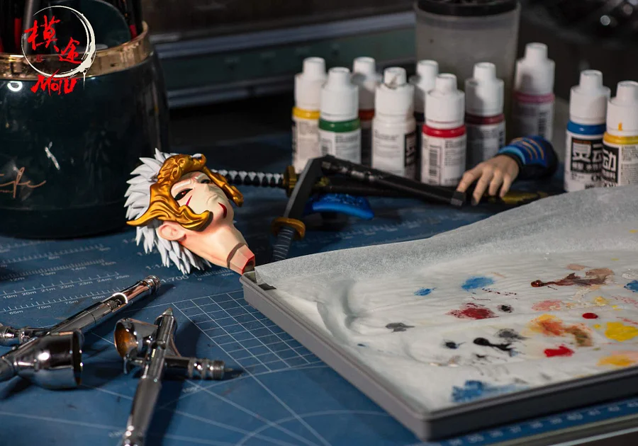 MoTu Studio - Senju Tobirama Samurai Bust Naruto Statue 