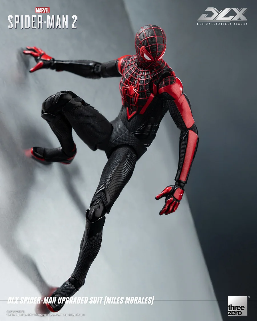 Threezero - Marvel’s Spider-Man 2 DLX Spider-Man Upgraded Suit (Miles Morales) 3Z09440C0 (Licensed)Statue 