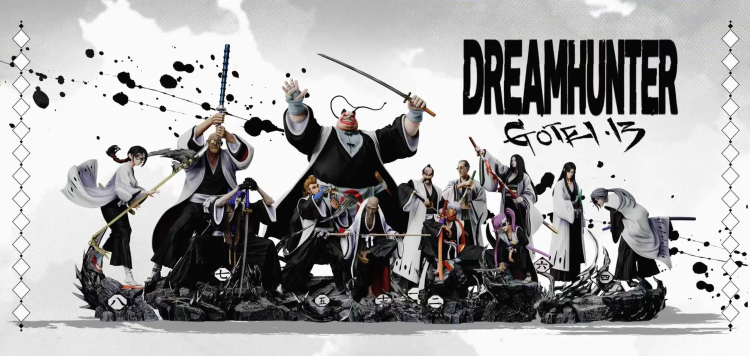DREAM HUNTER Studio - All Captains of the First Generation Gotei 13 Bleach Statue 