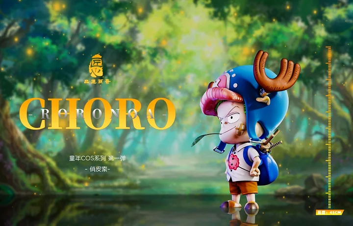 Pin Jiang Meng Qi Studio - One Piece MQ066 Childhood Zoro Cos Chopper Roronoa Choro Statue(GK)