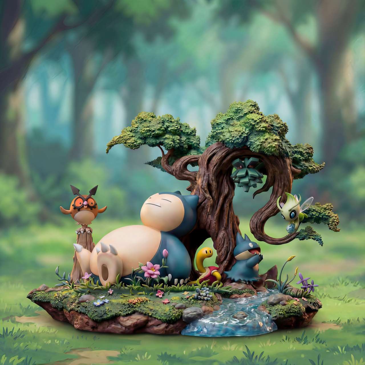 Poke Studio Eco Series Sleep Snorlax Pokémon