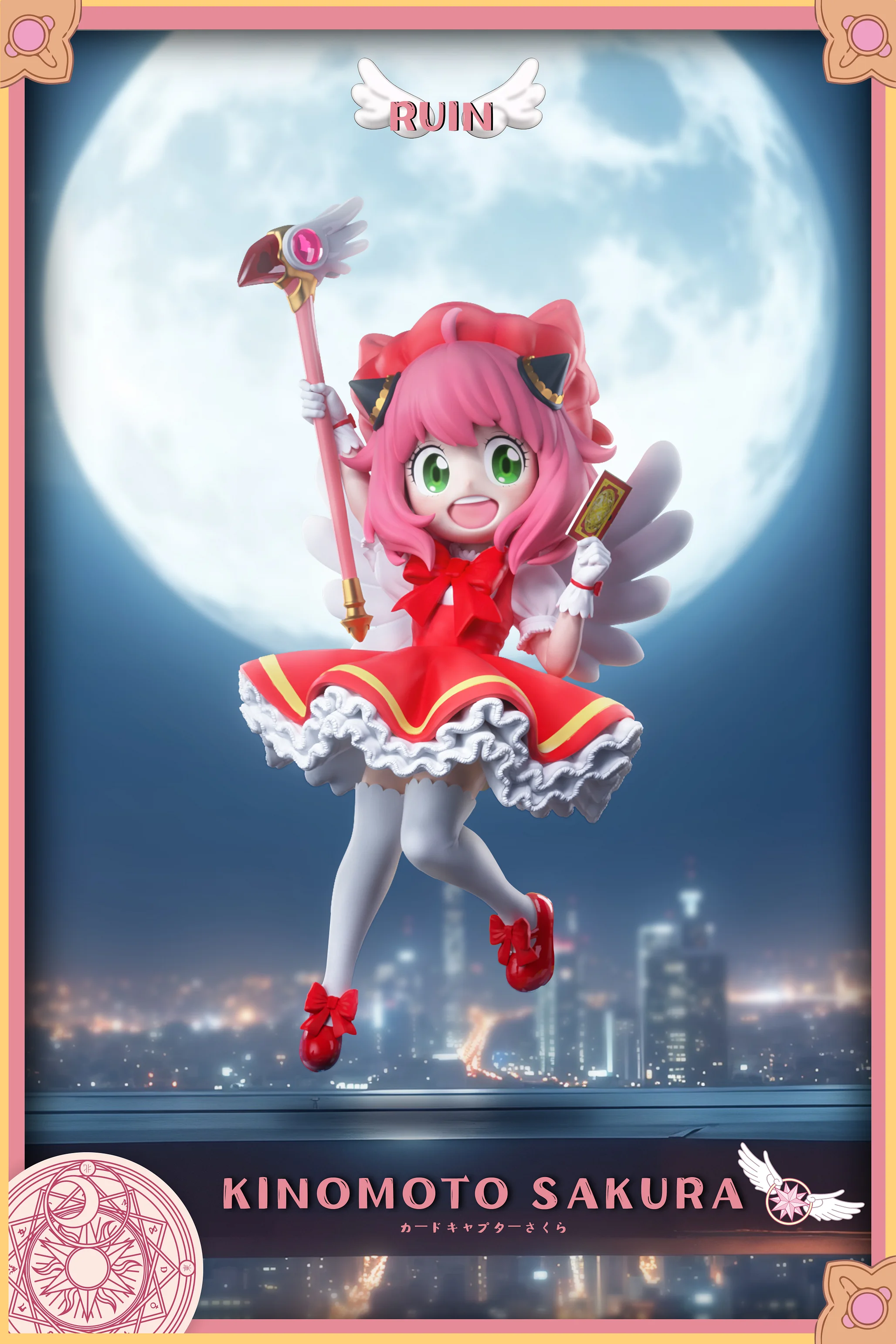 Spy x Family Anya cos Sakura Kinomoto Statue(GK)-RUIN Studio