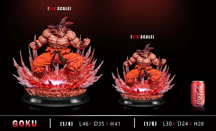 Figure Class Studio - DRAGON BALL Goku 1/4 & 1/6 Statue 