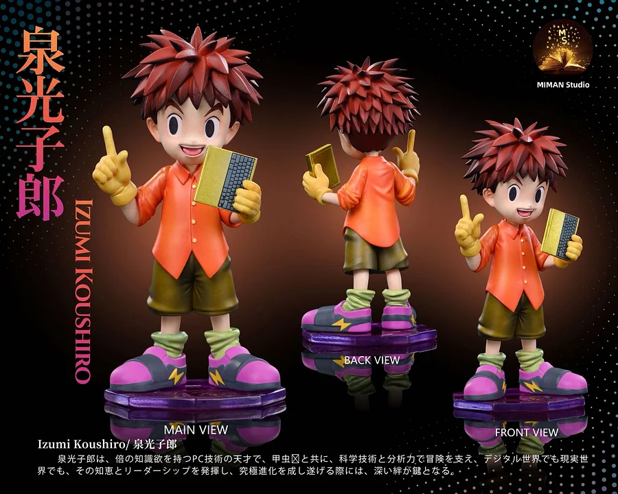 MIMAN Studio - Digimon - Megahouse Scale Izzy Izumi & Tentomon Resin Statue (GK)