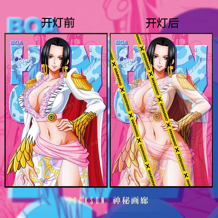  One Piece Decorative Painting of Boa Hancock in White Clothes Painting Scene(Adult 18+) IN STOCK Mystical Art Studio -KWII-GK