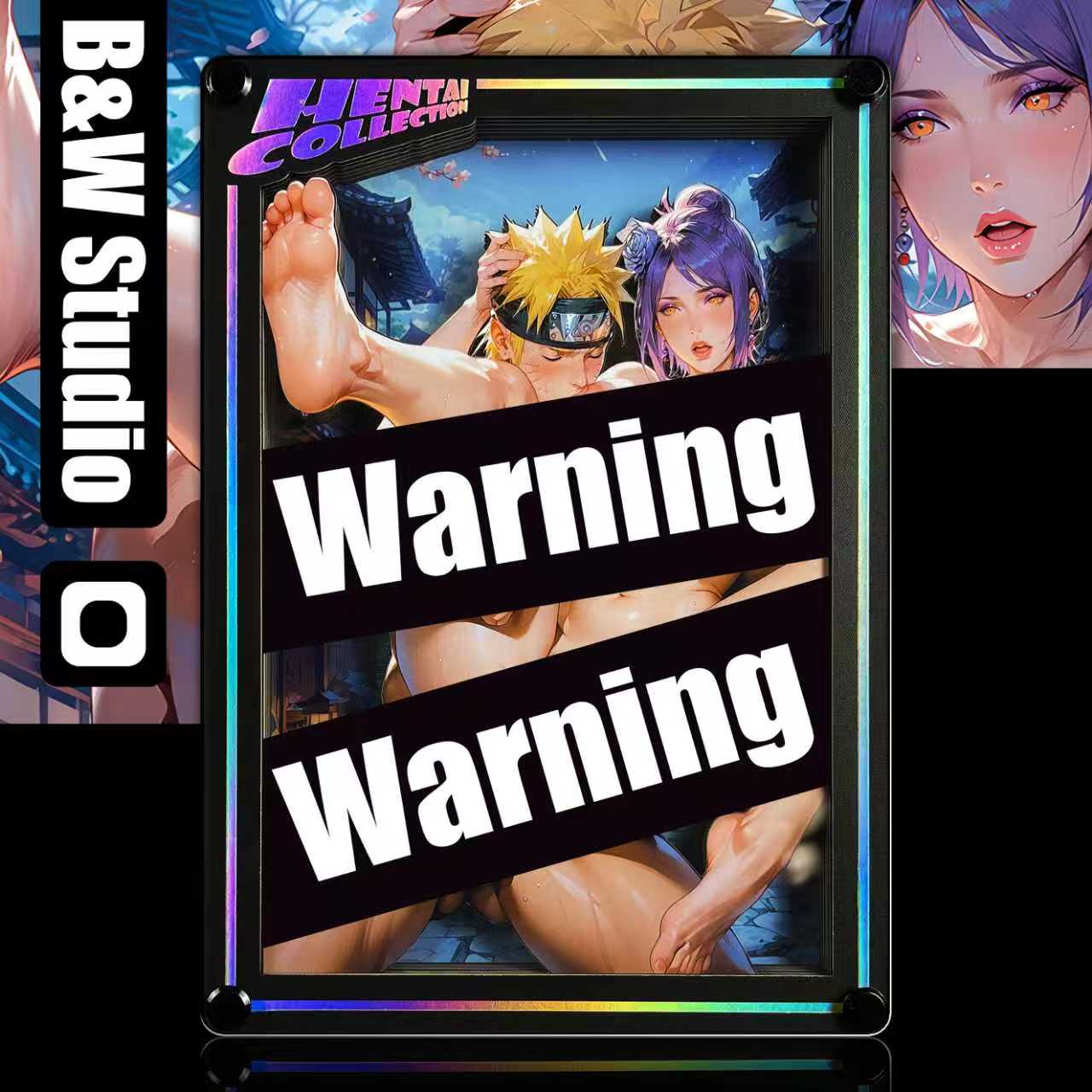 B&W Studio Ben's Delusion Series Desktop Decorative Cardboard Tile Tsunade Naruto Eri Yukiko