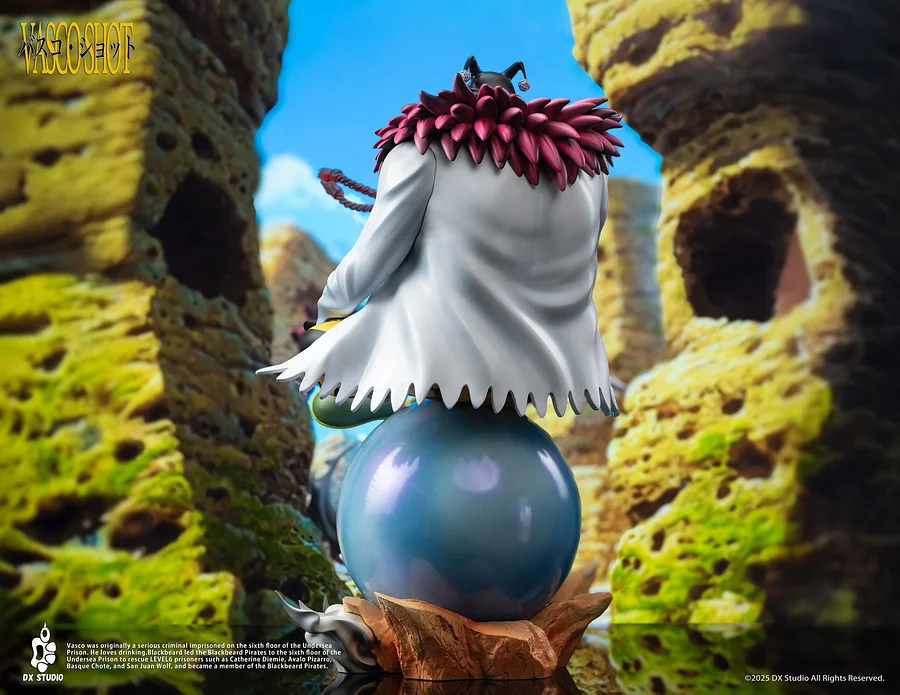 One Piece Blackbeard Pirates 7th Vasco Shot Statue(GK) - DX Studio 