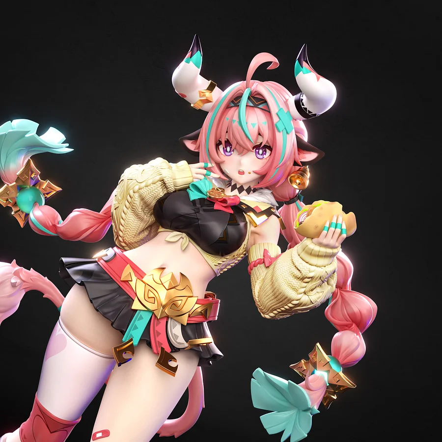 Genshin Impact Varesa  1/6 Statue(GK) - Xiao Huan Xiong Studio  