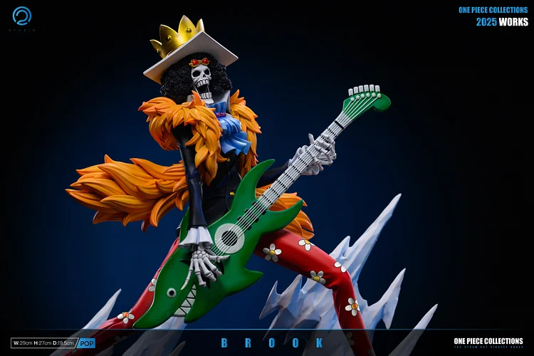 One Piece Straw Hat Pirates #5 Brook POP Statue (GK) Figure-C2 Studio Pre-sale