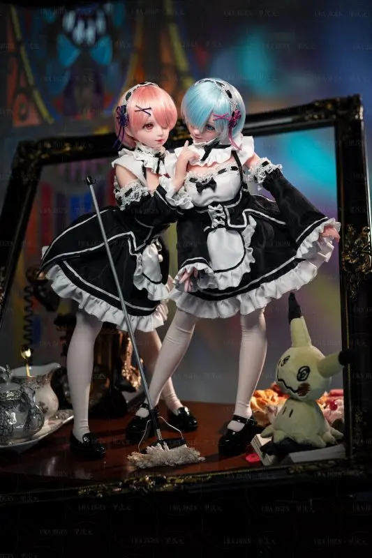 Bezlya - Ram x Rem 60cm Adult Sex Toy All-Silicone Action Figure Re:Zero -Starting Life in Another World Statue 