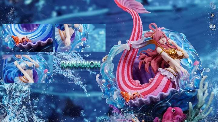 You Wu Studio X Spades K Studio X Long Hu Studio - One PieceS Ancient Weapon Shirahoshi tatue(GK)