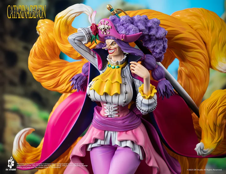 One Piece Blackbeard Pirates 8th Catarina Devon Statue(GK) - DX Studio 