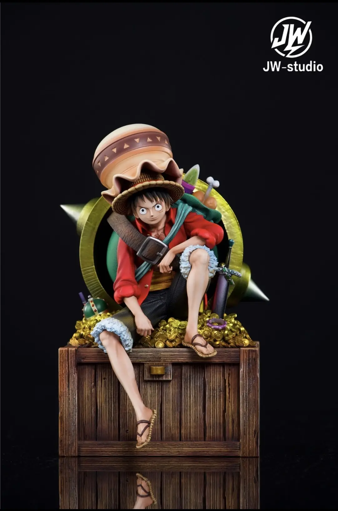 Jw Studio - One Piece Straw Hat Pirates No2 Monkey D. Luffy Statue(GK)