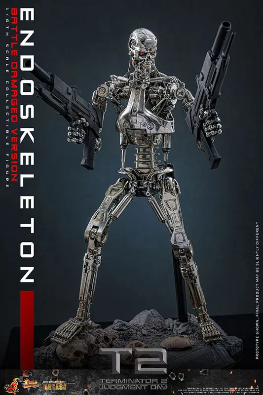 HOTTOYS - Movie Masterpiece DIECAST 1/6 Endoskeleton (Battle Damage) MMS840D77 (Licensed) Statue 