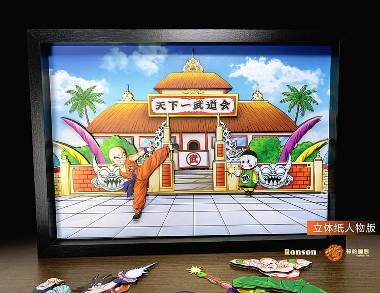  Dragon Ball - 3D Decorative Paint of World Martial Arts Tournament Painting Scene，Mystical Art Studio -KWII-GK