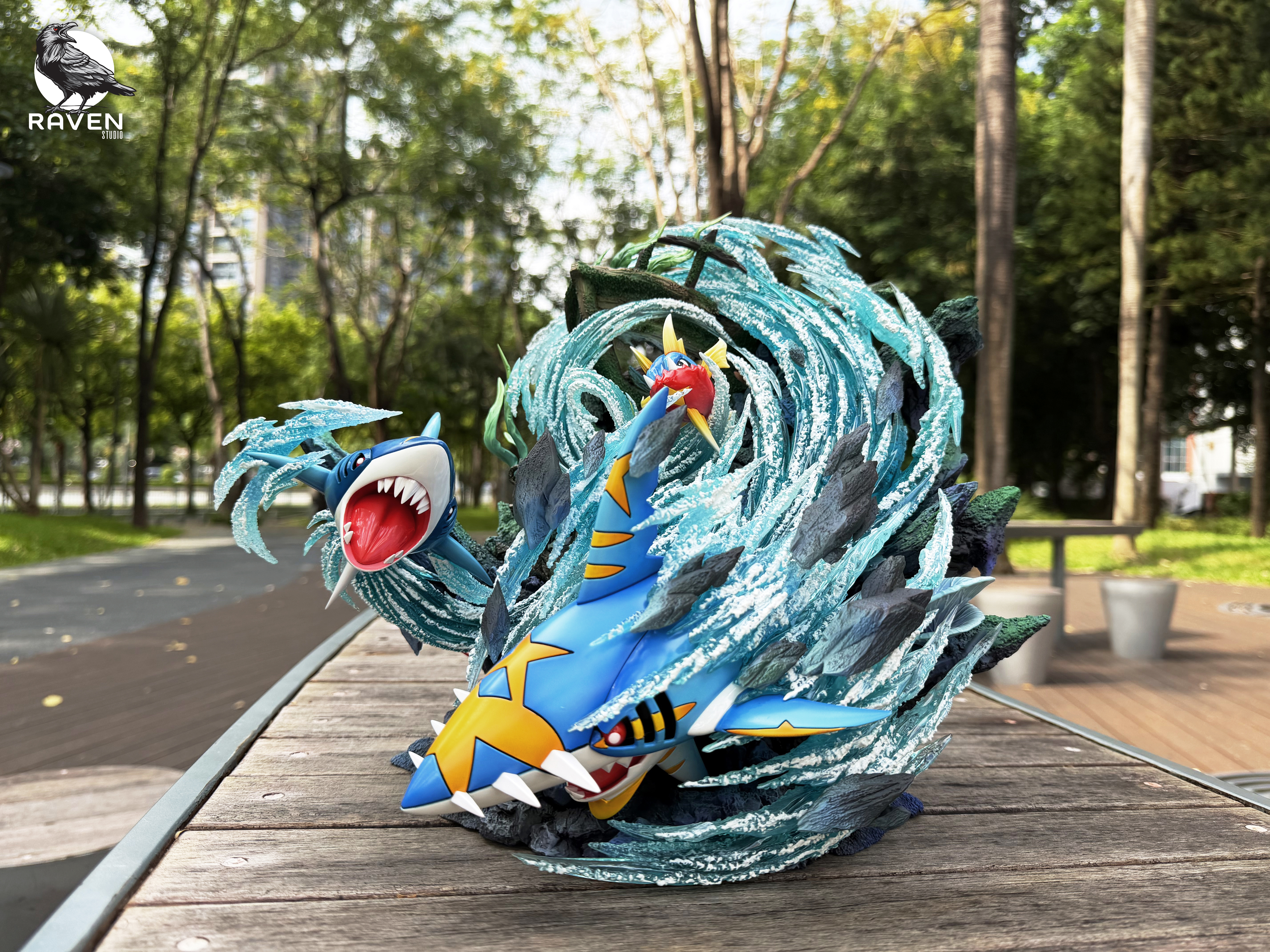 Raven Studio Sharpedo Evolution Series Statue