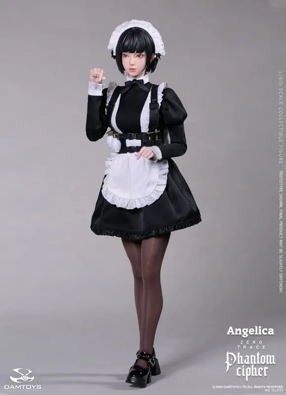DAMTOYS - 1/6th scale PHANTOM CIPHER: ZERO TRACE ANGELICA Original Story Collectible Action FigureGLC01 (Licensed)