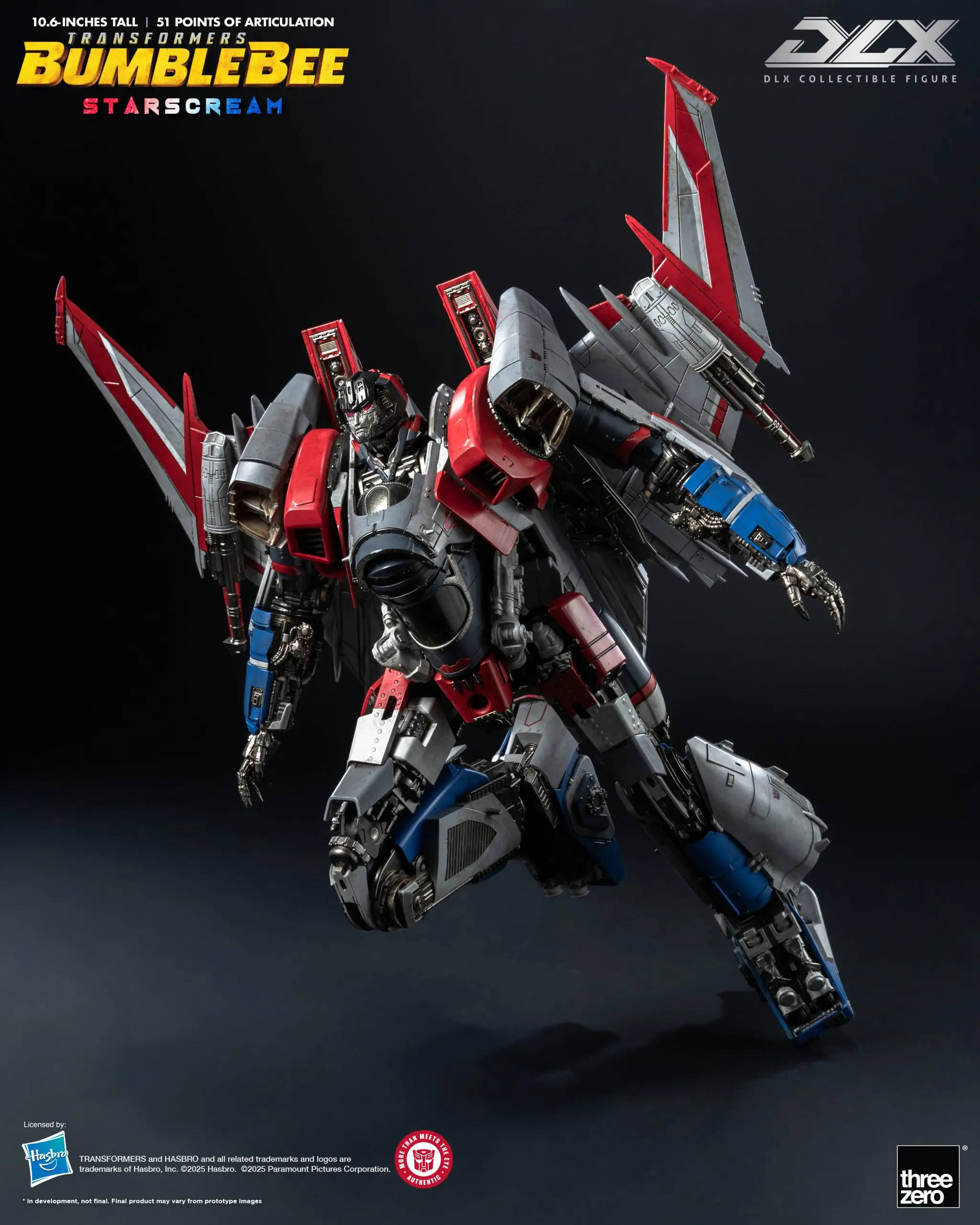 Threezero - Transformers: Bumblebee DLX Starscream 3Z09430W0 (Licensed) Statue