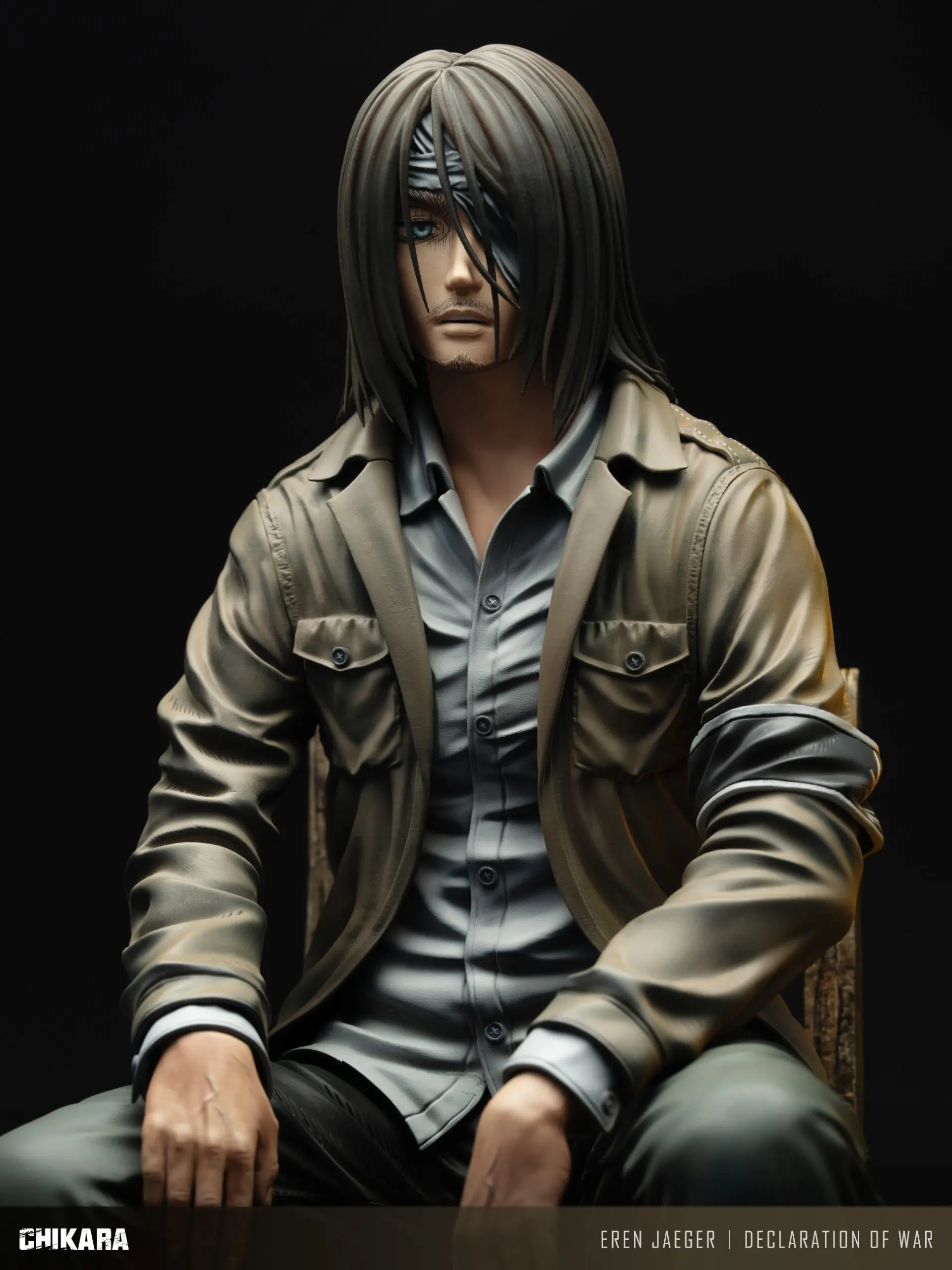 CHIKARA Studio - Attack on Titan Eren Jaeger Statue(GK)