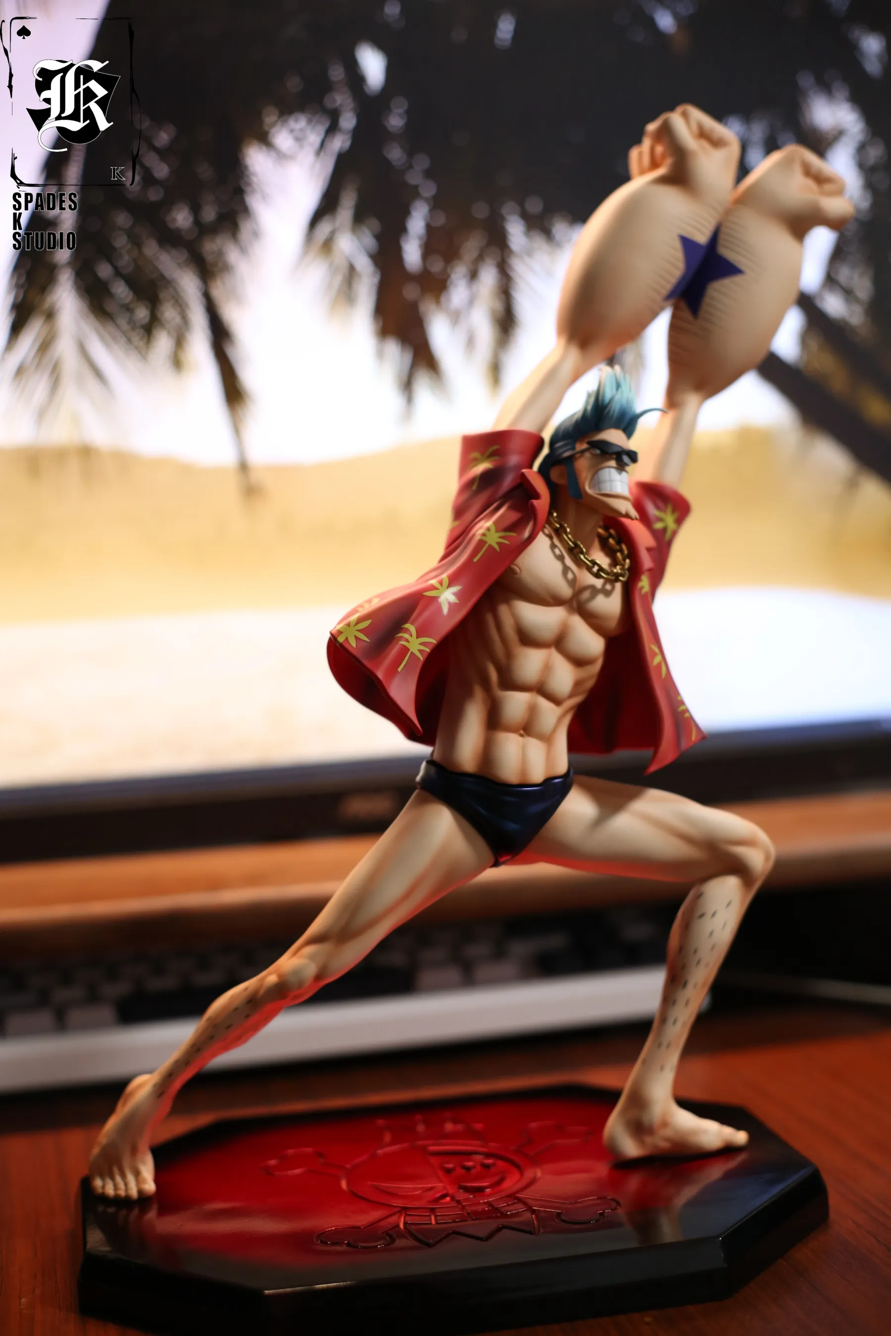 ONE PIECE - TWO YEARS AGO FRANCKY STATUE(GK)  -SPK STUDIO